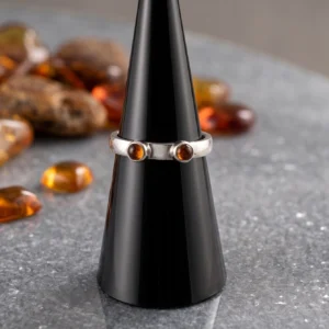 2 orange sapphires