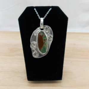 Chrysoprase and Silver